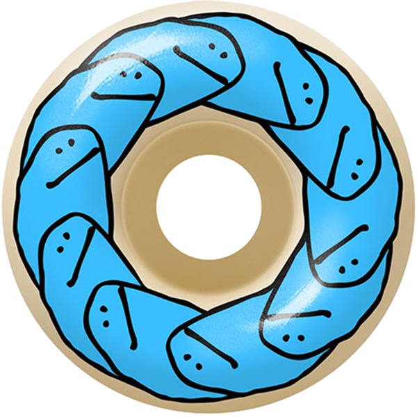 Spitfire Wheels Formula Four Shmoo Natural / Blue Skateboard Wheels - 56mm 99a (Set of 4)