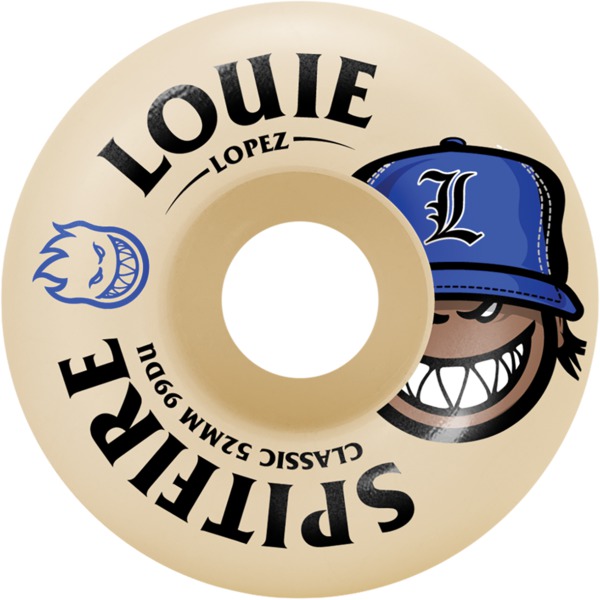 Spitfire Wheels Louie Lopez Burn Squad Skateboard Wheels - 52mm 99a (Set of 4)