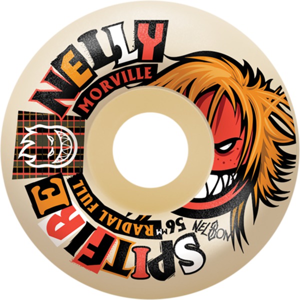 Spitfire Wheels Nelly Morville Formula Four Rough Cut Radial Full Natural Skateboard Wheels - 59mm 99a (Set of 4)
