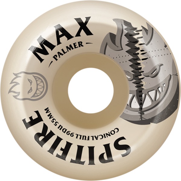 Spitfire Wheels Max Palmer F4 Conical Full Burn Squad Skateboard Wheels - 55mm 99a (Set of 4)