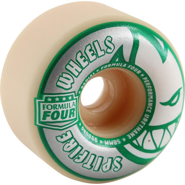 Spitfire Wheels Formula Four 97D Conical Full Natural Skateboard Wheels