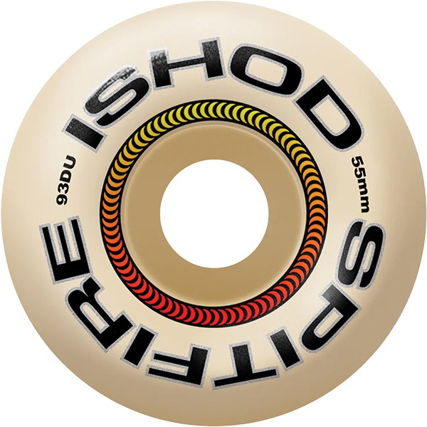 Spitfire Wheels Ishod Wair Formula Four Lock-In Classic Natural Skateboard Wheels - 55mm 93a (Set of 4) Spitfire Wheels Ishod Wair Formula Four Lock-In Classic Natural Skateboard Wheels - 55mm 93a (Set of 4)