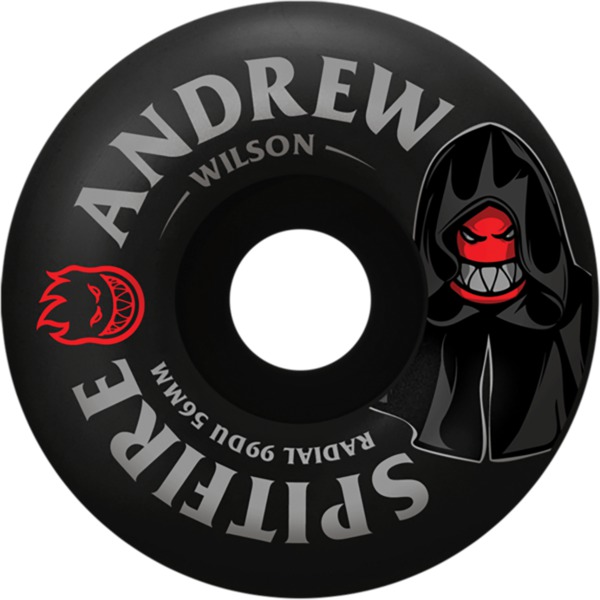 Spitfire Wheels Andrew Wilson F4 Radial Burn Squad Skateboard Wheels - 56mm 99a (Set of 4)