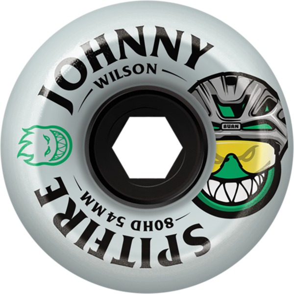 Spitfire Wheels Johnny Wilson 80HD Conical Full Burn Squad Skateboard Wheels - 54mm 80a (Set of 4)