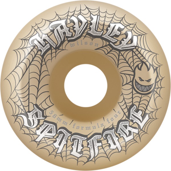 Spitfire Wheels Andrew Wilson Formula Four Conical Full Webbed Natural Skateboard Wheels - 56mm 99a (Set of 4)