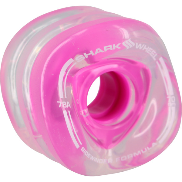 Shark Wheels Skateboard Sidewinder 70mm 78a Clear With Blue Core T Tool New Rare 