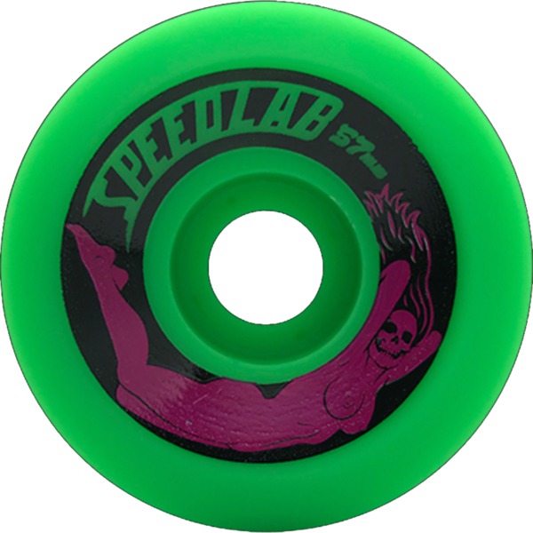 Speedlab Wheels Bombshells Limited Edition Blue / Pink Skateboard Wheels - 57mm 99a (Set of 4)