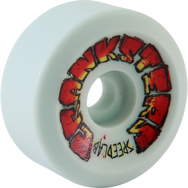 Speedlab Wheels Cranksters White Skateboard Wheels - 66mm 95a (Set of 4)