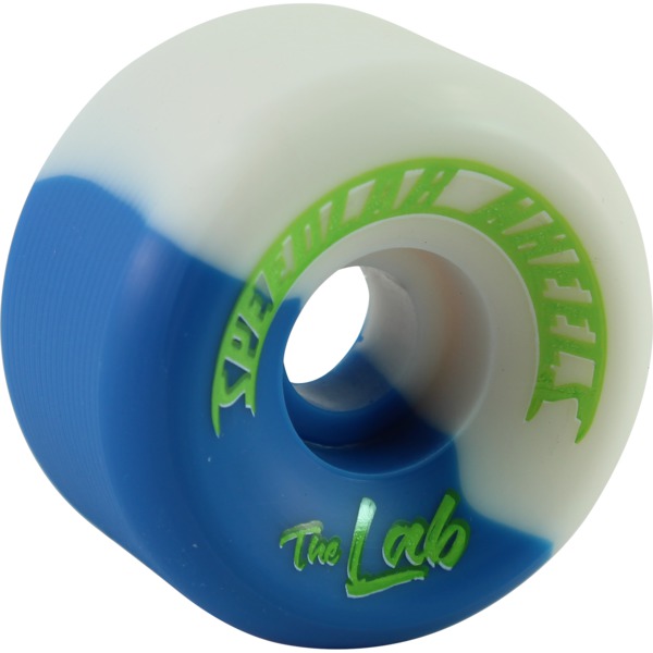 Speedlab Wheels The Lab Navy / White Split Skateboard Wheels - 56mm 99a (Set of 4)