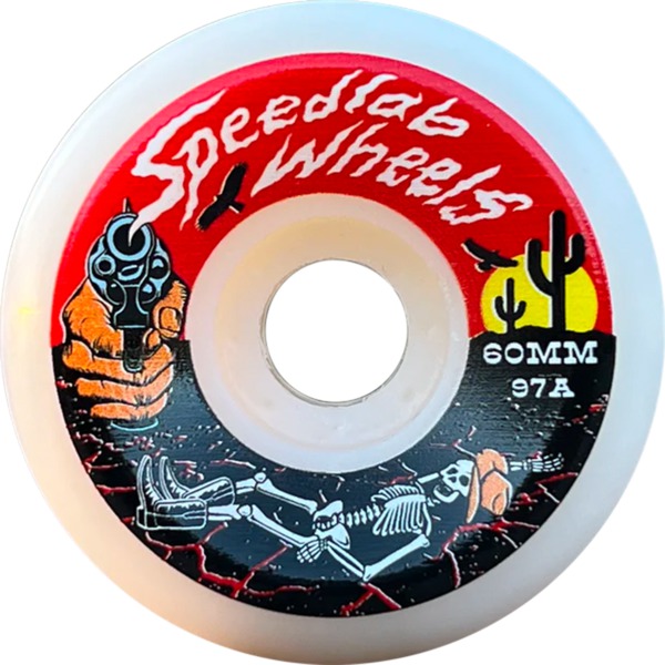 Speedlab Wheels Outlaw White Skateboard Wheels - 60mm 97a (Set of 4)