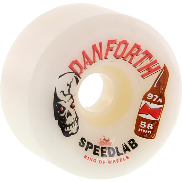 Speedlab Wheels Bill Danforth Pro Model Natural Skateboard Wheels - 58mm 97a (Set of 4)
