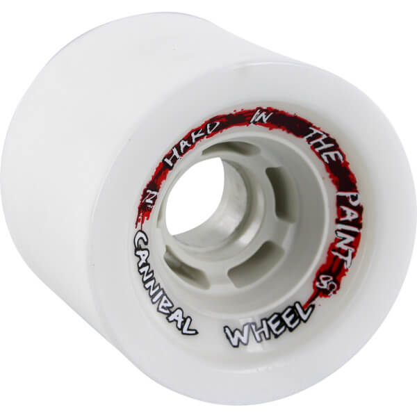 Venom Skateboards Hard In The Paint White / Red Skateboard Wheels - 72mm 80a (Set of 4)