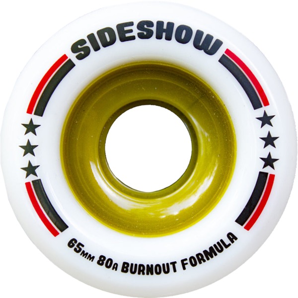 Venom Skateboards Sideshow White Skateboard Wheels - 65mm 80a (Set of 4)