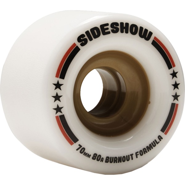 Venom Skateboards Sideshow White Skateboard Wheels - 70mm 80a (Set of 4)