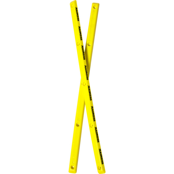 Madness Skateboards Repeat Yellow Skateboard Board Rails