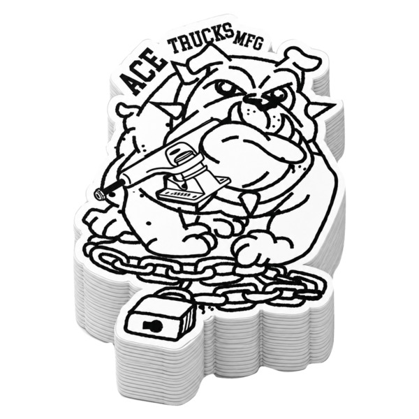 Ace Trucks MFG. 3.5" Bulldawg Skate Sticker