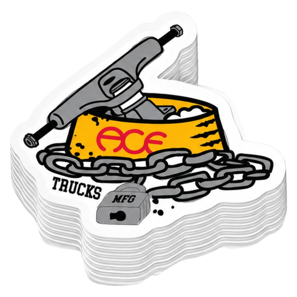 Ace Trucks MFG. 3" Dawg Bowl Skate Sticker