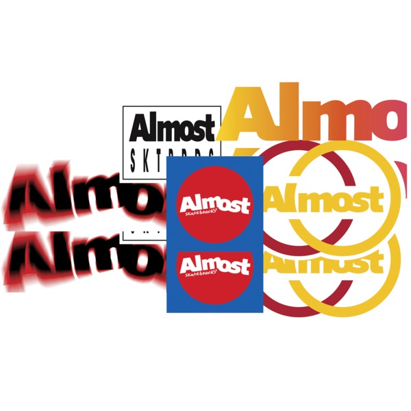 Almost Skateboards 10 Pack Assorted Skate Stickers
