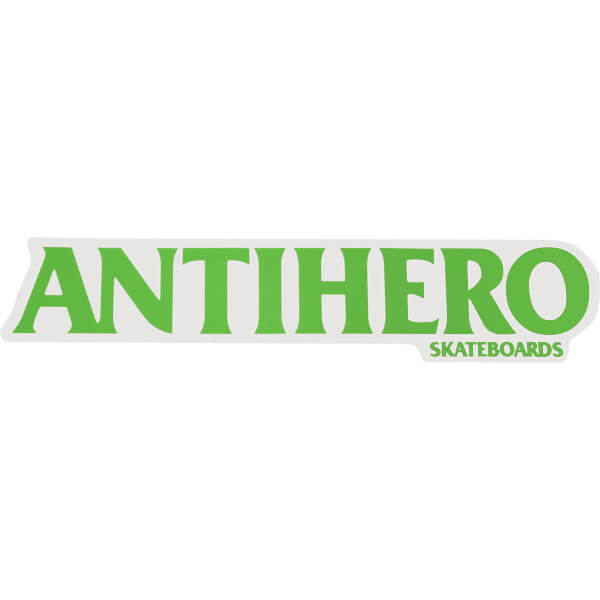 Anti Hero Skateboards Medium Long Blackhero Skate Sticker