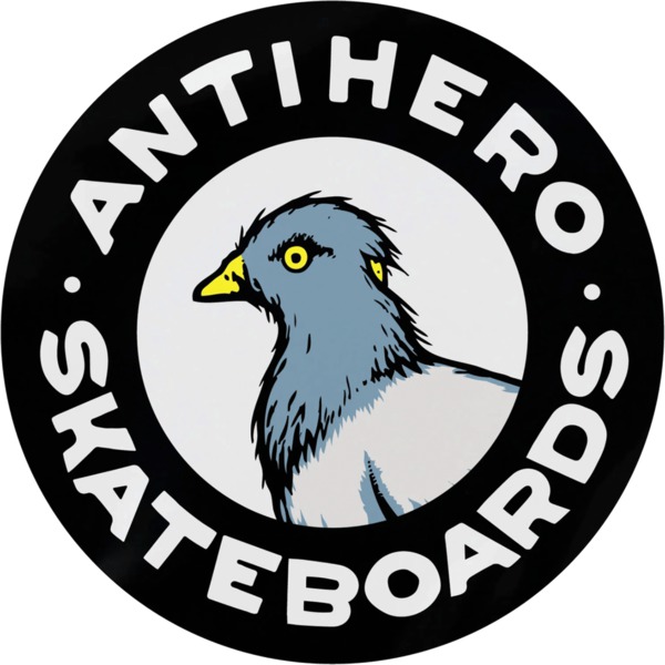 Anti Hero Skateboards Small Pigeon Round Skate Sticker