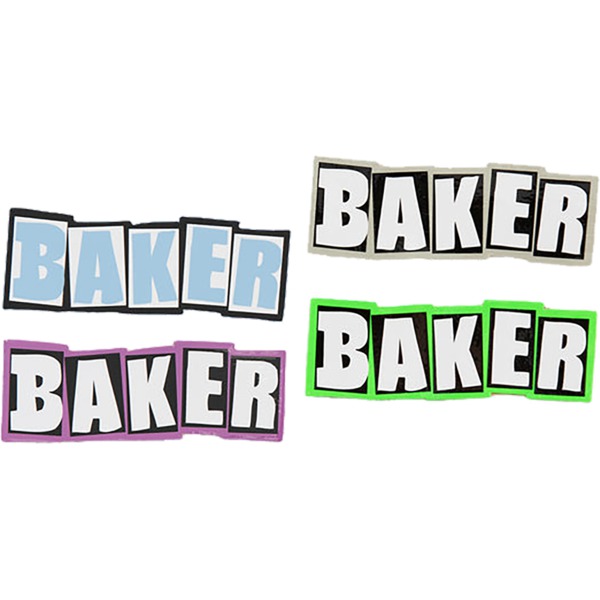 Baker Skateboards Brand Logo Dip Assorted Colors Skate Sticker