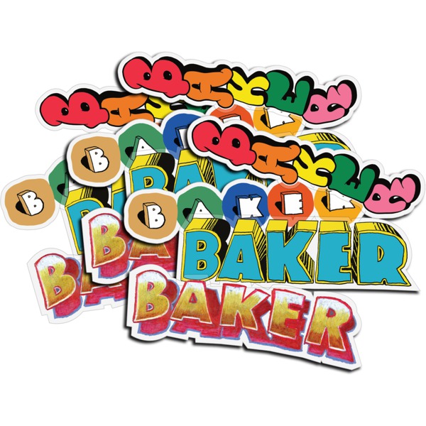 Baker Skateboards 12 Pack Spring '23 Assorted Skate Sticker
