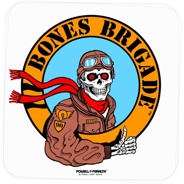 Bones Brigade Skateboards Ripper Pilot Skate Sticker