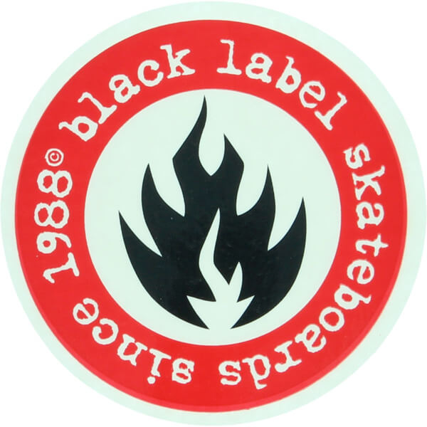Black Label Skateboards Since 88 Assorted Colors Skate Sticker
