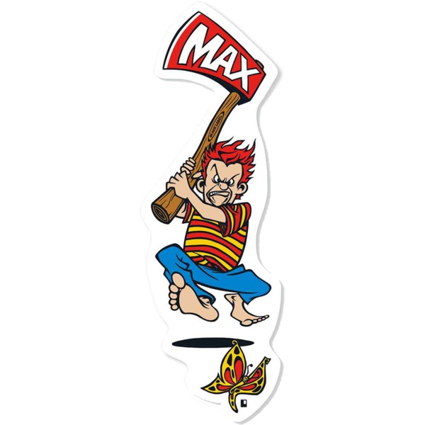 Black Label Skateboards Max Evans Axe Skate Sticker