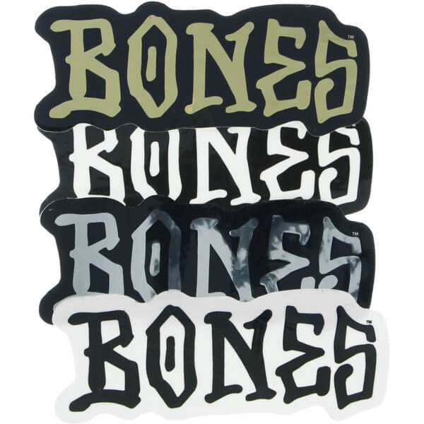 Bones Wheels Bones 3" Assorted Colors Skate Sticker