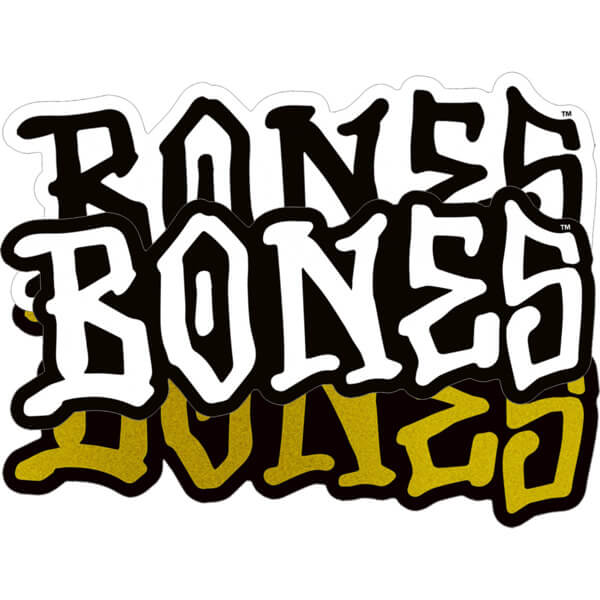 Bones Wheels 5" Bones Assorted Colors Skate Sticker