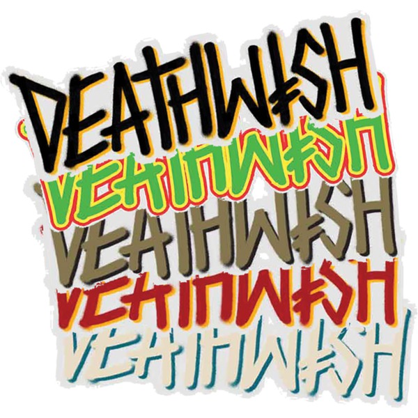 Deathwish Skateboards Large Deathspray Assorted Decals Skate Sticker