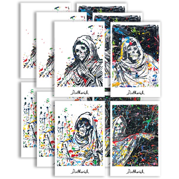 Deathwish Skateboards 12 Pack Always Go Assorted Skate Stickers