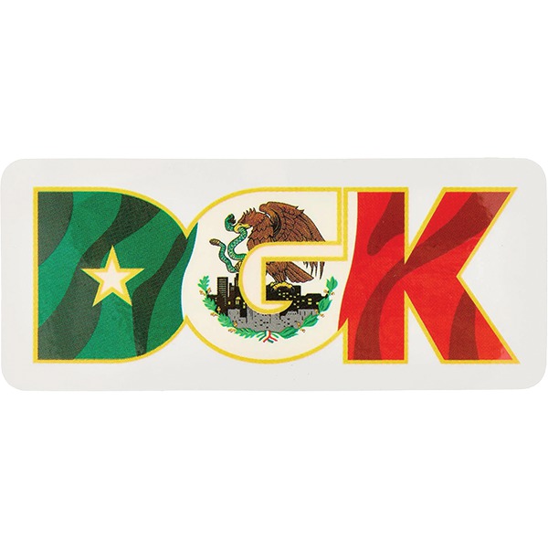 DGK Skateboards Bandera Skate Sticker DGK Skateboards Bandera Skate Sticker