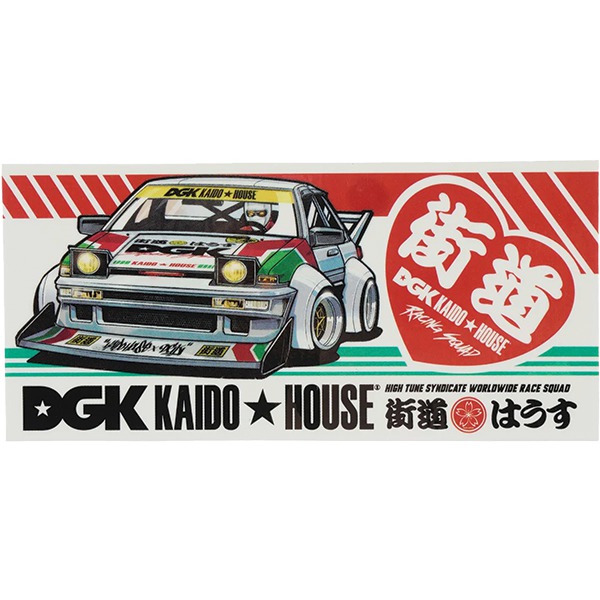 DGK Skateboards Kaido House Raceway Skate Sticker