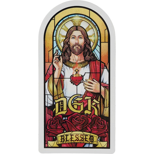 DGK Skateboards Prince of Peace Skate Sticker DGK Skateboards Prince of Peace Skate Sticker