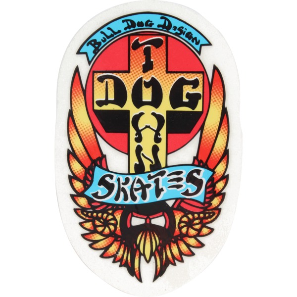 Dogtown Skateboards 4" Bull Dog Skate Sticker