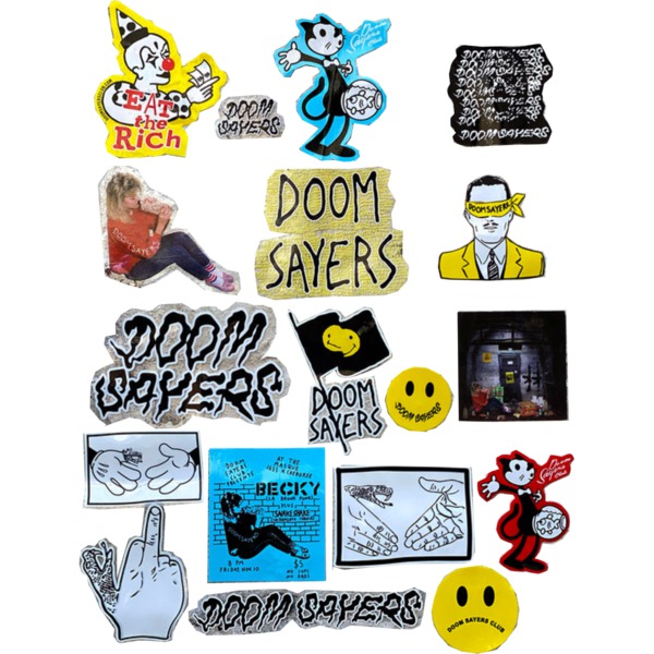 Doomsayers Club 11 Pack Assorted Stickers Skate Sticker