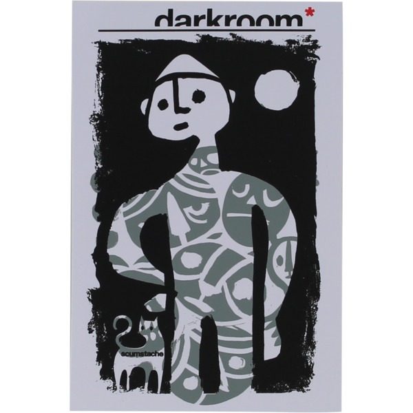 Darkroom Scumstache Skate Sticker