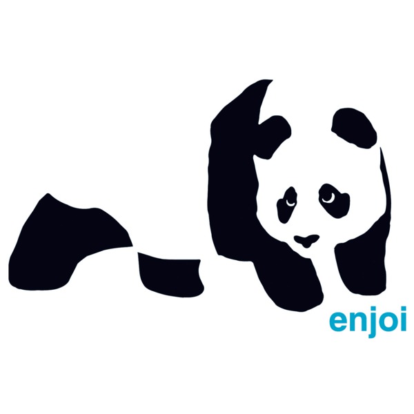 Enjoi Skateboards Panda Logo Skate Sticker