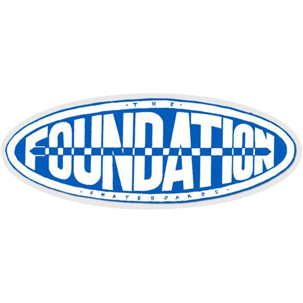 Foundation Skateboards Oval Skate Sticker