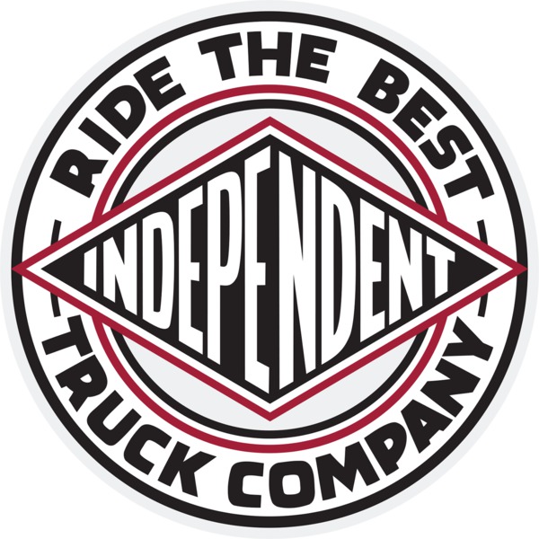 Independent Truck Company 6" x 6" RTB Summit White / Black / Red Skate Sticker