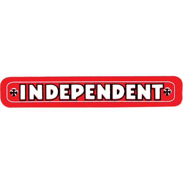 Independent Truck Company 8" x 1.2" Bar Skate Sticker