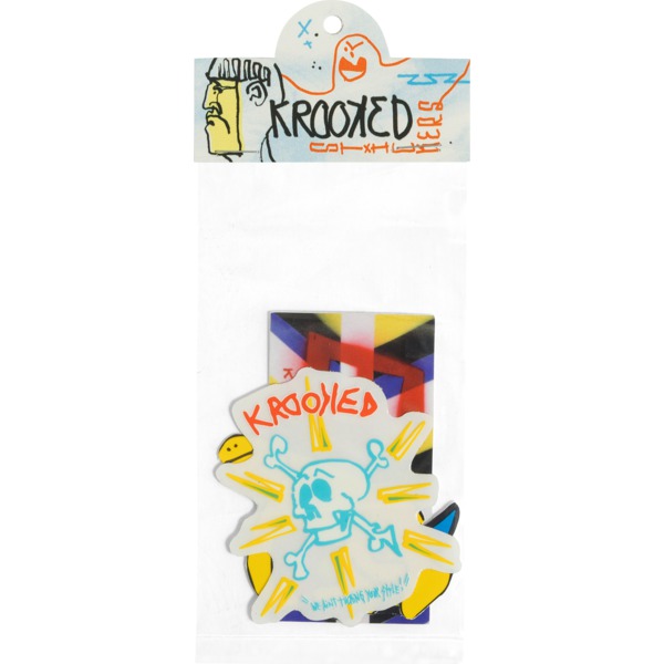 Krooked Skateboards Spring '23 Assorted Decals Skate Sticker