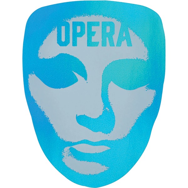 Opera Skateboards Mask Foil Skate Sticker