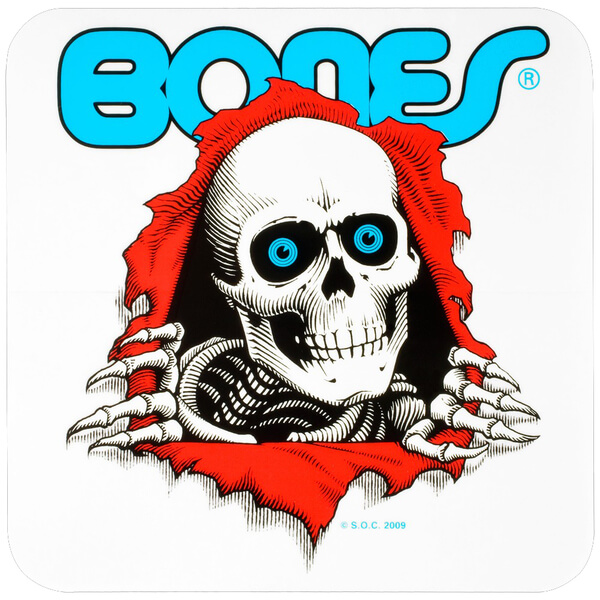 Powell Peralta Ripper Assorted Colors Square Bumper Sticker