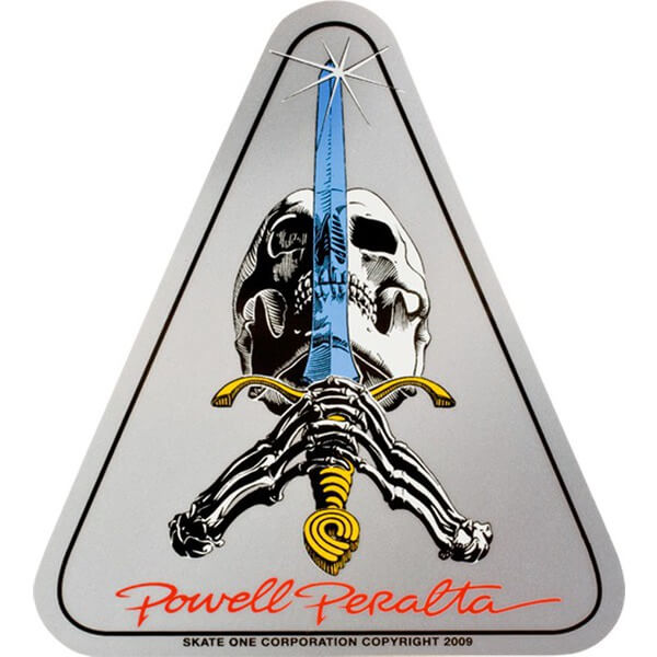 Powell Peralta Skull & Sword Skate Sticker