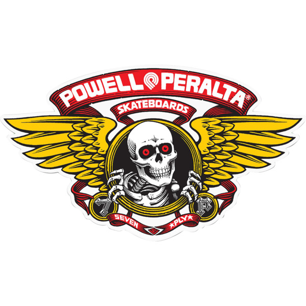 Powell Peralta Winged Ripper Red Skate Sticker