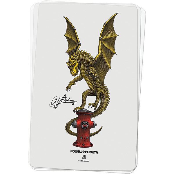 Powell Peralta Andy Anderson Hydrant Dragon Skate Sticker