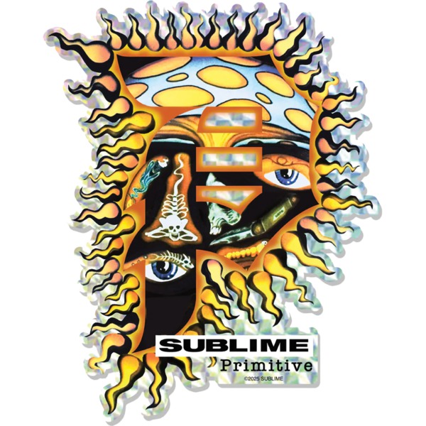 Primitive Skateboarding Dirty P Skate Sticker Primitive Skateboarding Dirty P Skate Sticker